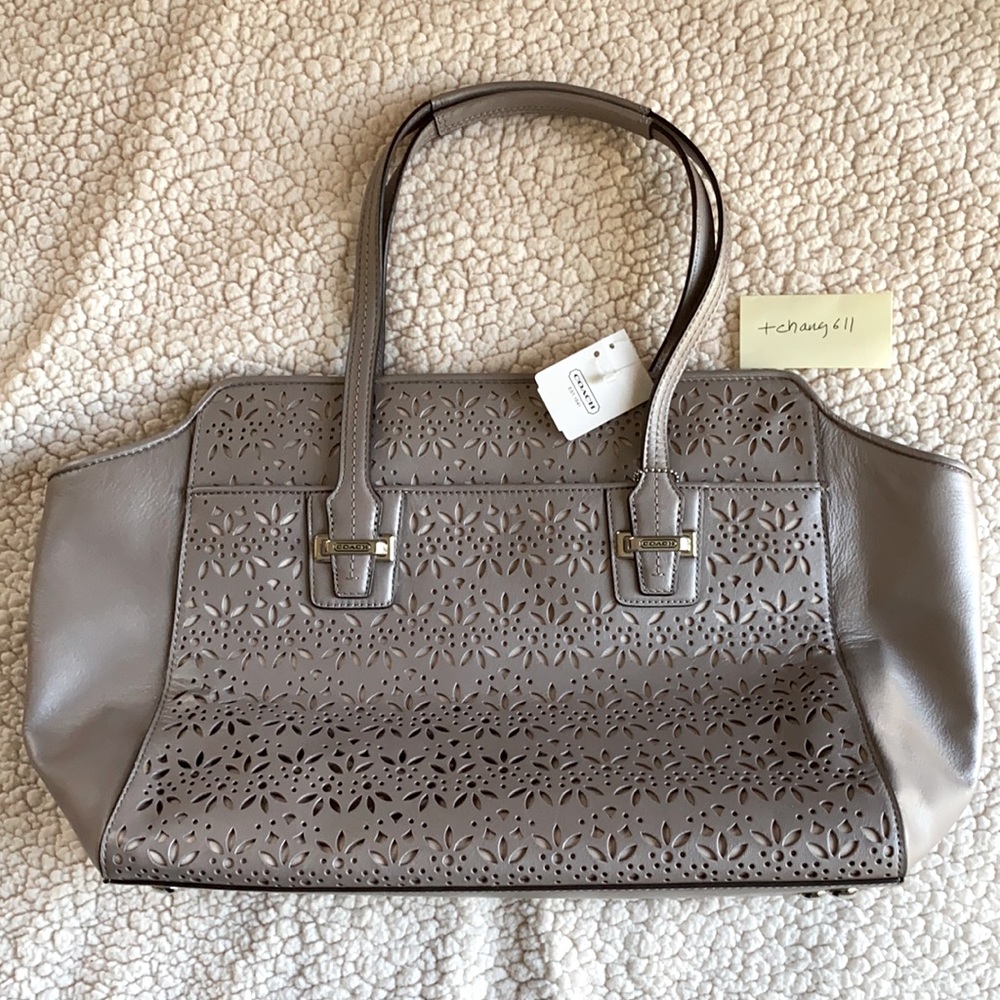 Coach eyelet bag